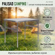 Стол складной алюминиевый, столешница МДФ, 900x600x300/700 мм Camping - ТМ Palisad