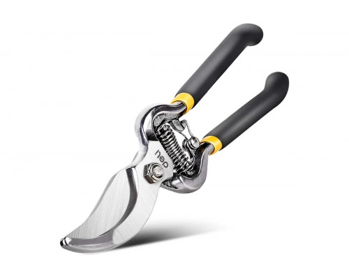 Секатор 210мм, пружина возвратная спирал. типа, цельнокован., обрезинен. ручки - ТМ DELI Секатор 210мм, пружина возвратная спирал. типа, цельнокован., обрезинен. ручки - ТМ DELI