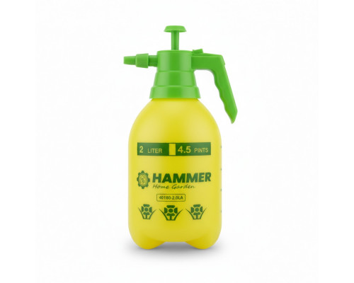 Опрыскиватель ручной, 2л, с насосом - ТМ Hammer