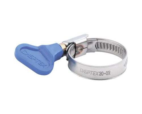 Хомут с ключом 30-45мм (уп.50 шт) - TM Сибртех