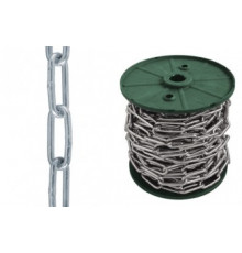 Цепь длинозвенная 6,0 (макс. нагр.459кг на м.п)/(кат.30м.п.) - TM LIDER