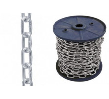 Цепь короткозвенная 5,0 (макс. нагр.321кг на м.п)/(кат.50м.п.) - TM LIDER