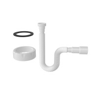 Гофротруба соеденительная с н/г 1 1/2", 1300мм, выход (40/50мм) TM NOVA