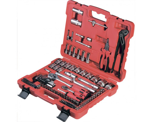 Набор слес.-монтаж. с квадратами 1/4", 1/2", 5/16", 117 пр-тов - TM MTX