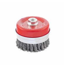 Щетка для УШМ Heavy Duty, 100 мм, М14, "чашка", крученая проволока 0.5мм (уп.1/30шт) - ТМ MTX