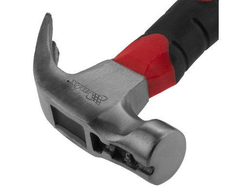 Молоток-гвоздодер мини, 0,250кг, боек с магнитом, двухкомпонент. рукоятка (уп.48/8) - TM MTX