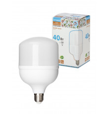 Лампа светодиодная T-40 Вт-230 В-6500 К–E27 (114x183 мм) Народная - TM TDM