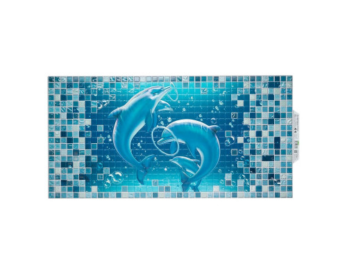 Панель ПВХ Мозаика Лазурь дельфины 955х480мм (уп.10шт) - ТМ GRACE