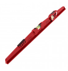 Уровень алюминиевый, 600мм, 2 глазка (1 фронтальный), литой, ударная площадка - TM MTX