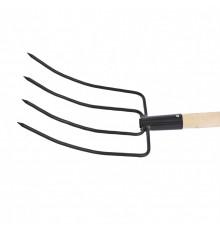 Вилы 4-х рогие, сенные, 210х310х1400мм, деревянный черенок (уп.5/1) - ТМ Сибртех