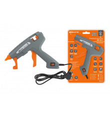 Клеевой пистолет КП-20-1, 7 мм, подставка, выключатель, шнур 1,3 м, 20 Вт, Т=220 С "Гранит" - ТМ TDM