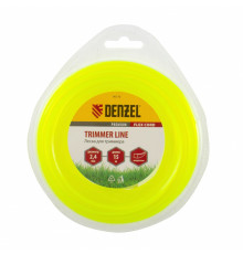 Леска для триммера, квадрат 2.4 мм х 15 м, блистер Flex cord (160/40) - ТМ Denzel