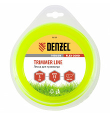 Леска для триммера, круглая 3.0 мм х 15 м, блистер Flex cord (120/40) - ТМ Denzel