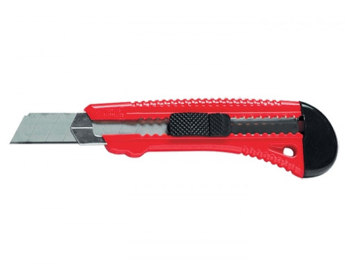 Нож 18мм, выдвижное лезвие, метал. направляющая (уп.24шт) - ТМ MTX