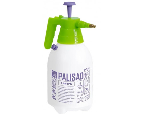 Опрыскиватель ручной, 2л, с насосом и клапаном сброса давления (40/1) - ТМ Palisad
