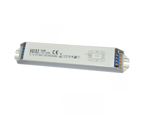 Балласт ЭПРА 2х36W 220-240V - HL386 Балласт ЭПРА 2х36W 220-240V - HL386