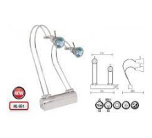 Бра (хром) 12V / 220-240V (max.2*20W JC или 2*35W MR11) IP20 - ТМ HOROZ