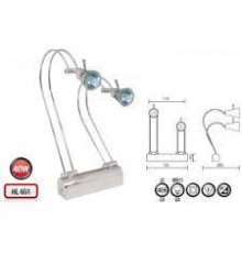 Бра (хром) 12V / 220-240V (max.2*20W JC или 2*35W MR11) IP20 - ТМ HOROZ