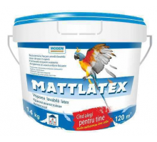Краска Modem Mattlatex 1,5 кг латексная для вн. работ (8)