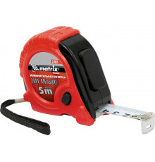 Рулетка 5м х 19мм Rubber, обрезиненный корпус (уп.1шт) - TM MTX