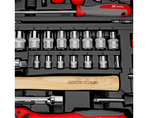 Набор инструментов, 58 предметов, 1/2", усиленный кейс - TM MTX