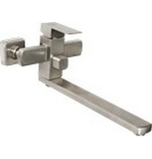 Смеситель для ванны, длинныи гусак, INOX, Rubano/