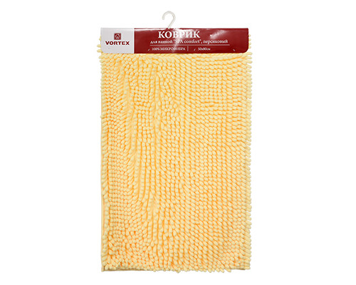 Коврик для ванной "SPA comfort" 50*80см, персик (уп.10шт) - TM VORTEX Коврик для ванной "SPA comfort" 50*80см, персик (уп.10шт) - TM VORTEX