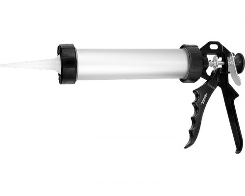 Пистолет для герметика 400мл, "Закрытый", алюминиевый корпус, круглый шток 8мм - ТМ Sparta