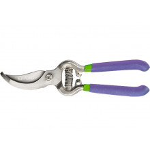 Секатор 200мм, пружина возвратная спирал. типа, легированная сталь, обрезинен. ручки - ТМ Palisad