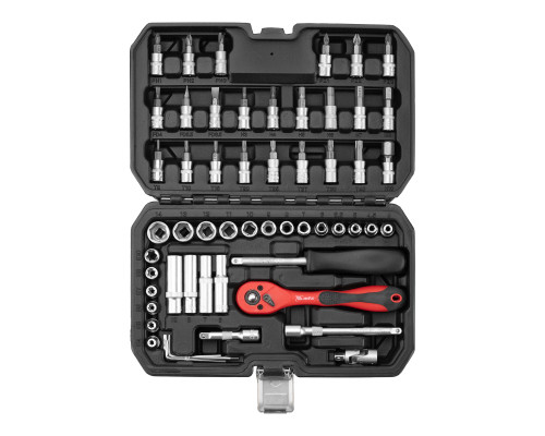 Набор инструментов 56 предметов, CrV, 1/4" - ТМ MTX