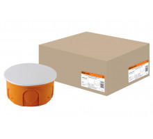 Дозовая коробка СП D80х40мм, крышка, IP20, (уп.175шт) - ТМ TDM