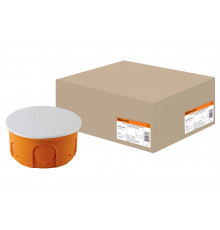 Дозовая коробка СП D80х40мм, крышка, IP20, (уп.175шт) - ТМ TDM