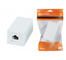 Компьютерная розетка 1xRJ-45 (уп.25шт) - ТМ TDM