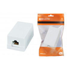 Компьютерная розетка 1xRJ-45 (уп.25шт) - ТМ TDM