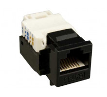 Коннектор в блистере Cat. 5E RJ45 Jack, Black