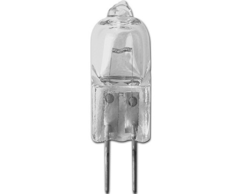 Лампа галогенная прозрачная без отражателя JC G4 20W 12V -TM HOROZ