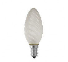 Лампа накаливания "Свеча спираль"  матовая(E14 40W) 220-240V - HL426 40W