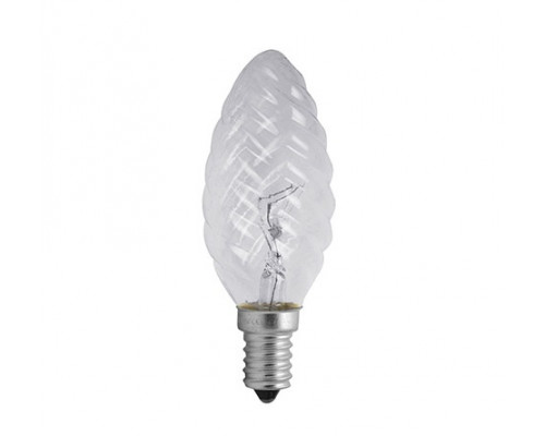 Лампа накаливания "Свеча спираль" прозрачная (E14 60W) 220-240V - HL427 60W Лампа накаливания "Свеча спираль" прозрачная (E14 60W) 220-240V - HL427 60W