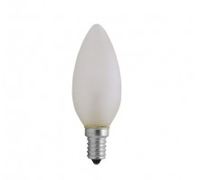 Лампа накаливания "Свеча"  матовая (E14 60W) 220-240V - HL424 60W