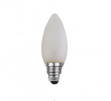 Лампа накаливания "Свеча"  матовая (E27 60W) 220-240V - HL428 60W