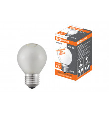 Лампа накаливания "Шар матовый" 40 Вт-230 В-Е27 (уп.1шт) - ТМ TDM