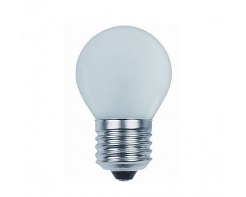 Лампа накаливания "Шар" полуматовая (E27 60W) 220-240V - HL432 60W Лампа накаливания "Шар" полуматовая (E27 60W) 220-240V - HL432 60W