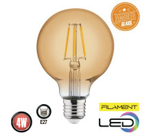 Лампа Ретро LED RUSTIC GLOBE  (E27 4W 2200K 360Lm) 220-240V