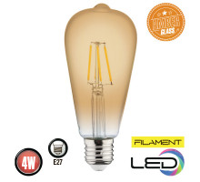 Лампа Ретро LED RUSTIC VINTAGE (E27 4W 2200K 360Lm) 220-240V