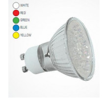 Лампа светодиодная LED (свет красный) (18х0,12W GU10) 220-240V - ТМ HOROZ