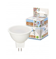 Лампа светодиодная MR16-5 Вт-230 В-6500 К–GU5,3 Народная - TM TDM