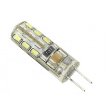 Лампа светодиодная SMD LED SILICON 1,5W 90Lm G4 2700K 220-240V - HL455L