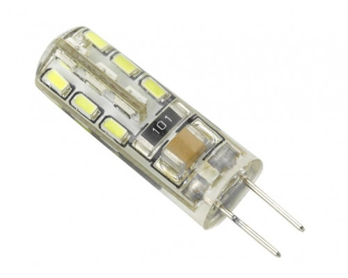 Лампа светодиодная SMD LED SILICON 1,5W 90Lm G4 2700K 220-240V - HL455L