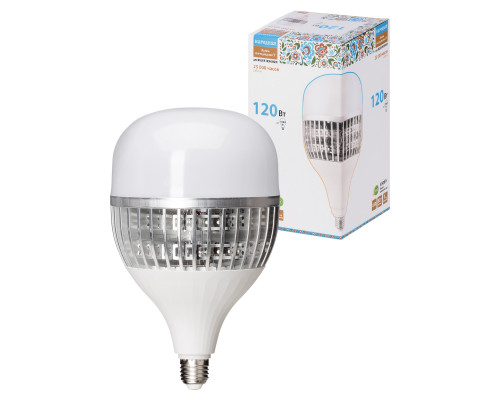 Лампа светодиодная T-120 Вт-230 В-6500 К–E27 (170x295 мм) Народная - TM TDM