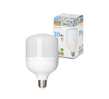 Лампа светодиодная T-30 Вт-230 В-6500 К–E27 (99x168 мм) Народная - ТМ TDM